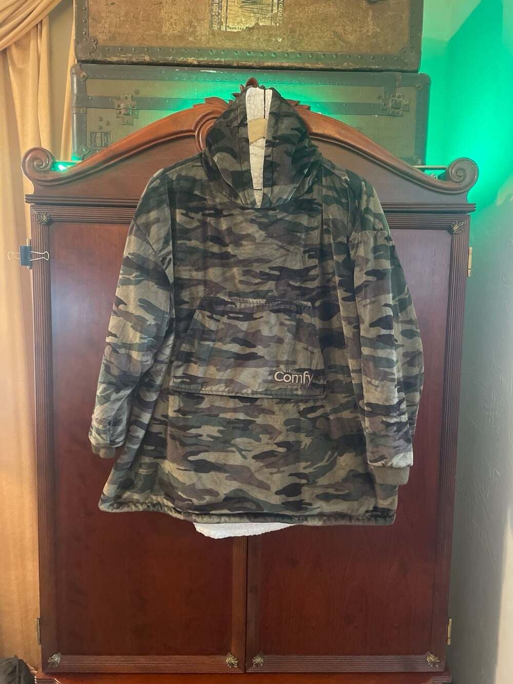 The Comfy Original Oversized Wearable Blanket Hoodie Camo One Size